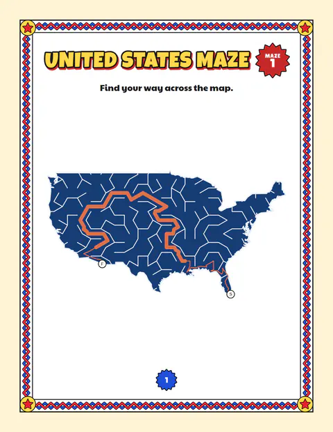 Map mazes: the same page solved