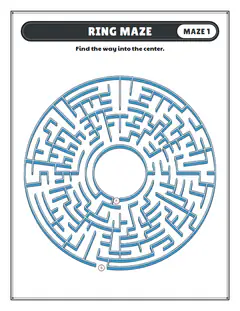 3D rings: 3D rings, a round maze