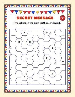 Party: Party time, a secret message maze