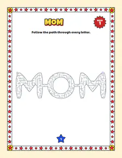 MOM, a word maze