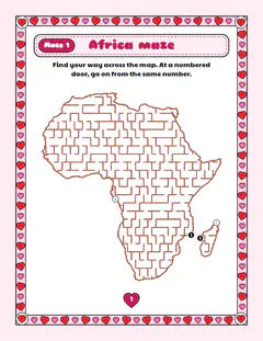 Africa maze, a map maze